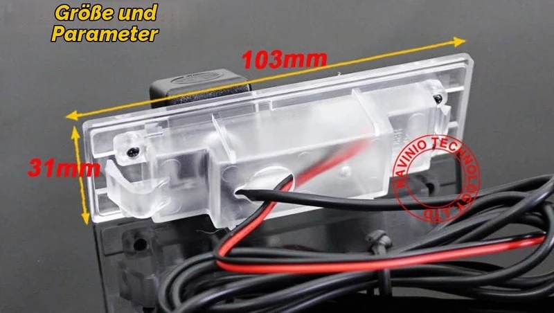 HD Auto Rückfahrkamera Farbkamera Einparkkamera Rückfahrsystem Einparkhilfe Kompatibel mit BMW 120i