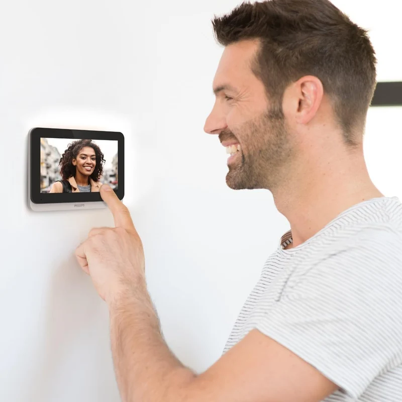 PHILIPS WelcomeEye Connect WLAN-Video-Türsprechanlage (Connect 3 – 2 Monitore Set), Connect 3 – 2 Mo