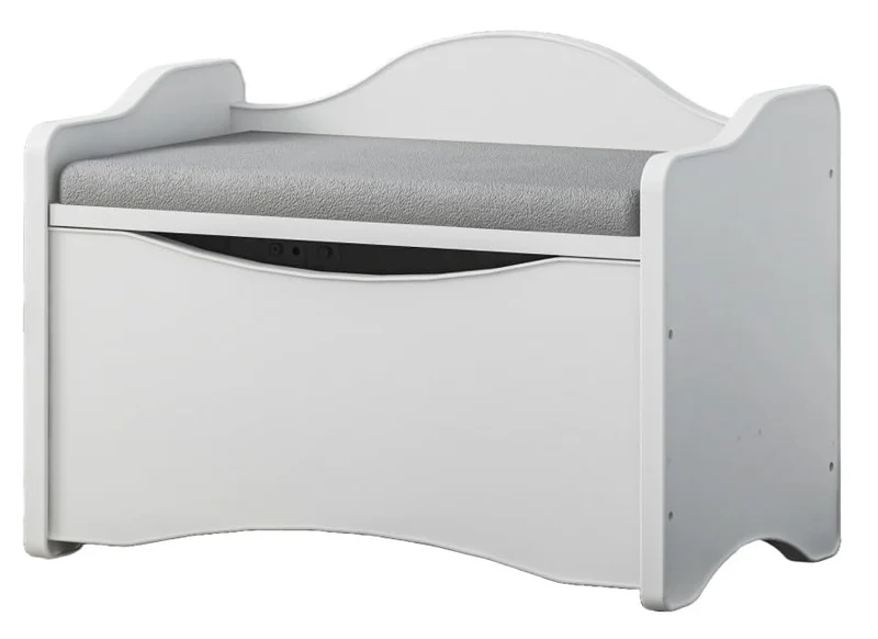 BDW Sitzbank mit Stauraum - Aufbewahrungsbox mit Deckel - für Kinderzimmer, Kindergarderobe - Schuhb