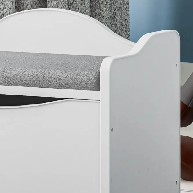 BDW Sitzbank mit Stauraum - Aufbewahrungsbox mit Deckel - für Kinderzimmer, Kindergarderobe - Schuhb