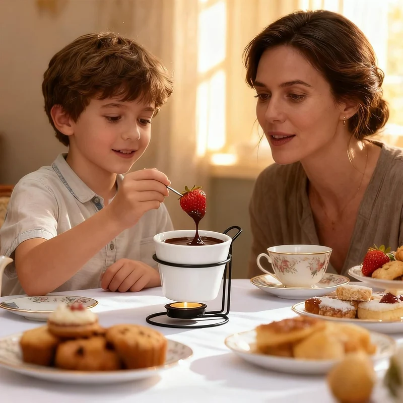 Generisch Käsefondue- Schmelzfür Süssigkeiten | Becher zum Schmelzen von Schokolade Für Romantische