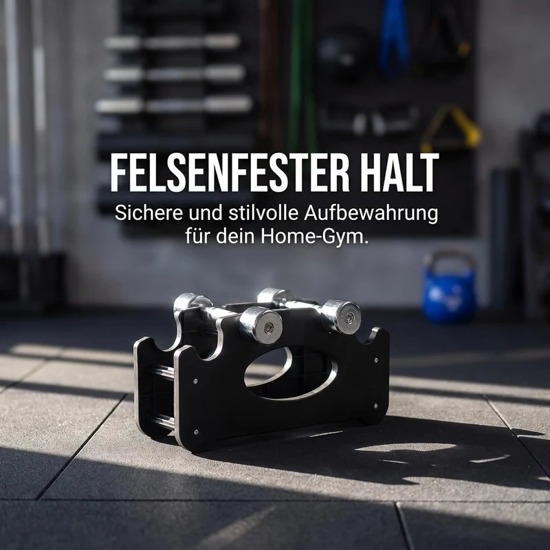 GALPADA Hantelständer Für Kurzhanteln Hantelablage Aus Robustem Material Platzsparender Hantelaufbew