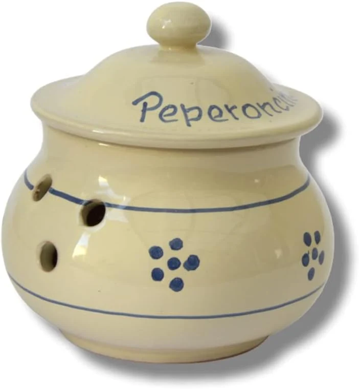 Colì Maioliche und Terrecotte seit 1650 Porta Aglio Linea Gallo (Chili-Behälter Sterne), Chili-Behäl