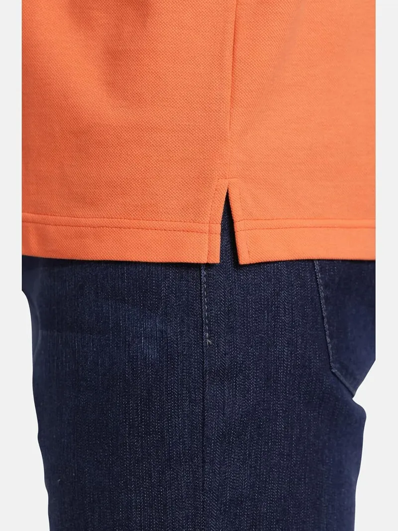 Jan Vanderstorm Herren Poloshirt Hallfred | kurzarm, Knopfleiste | Aufdruck| reine Baumwolle | gross