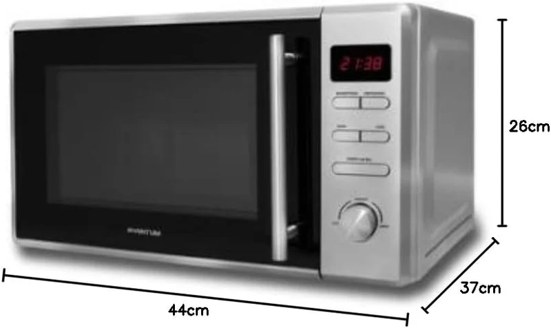 Inventum MN207S Arbeitsplatte nur Mikrowelle 20 l 800 W Silber Mikrowelle