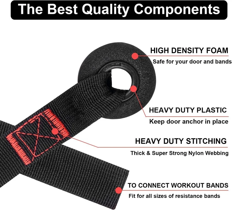 Resistance Bands Door Anchor Attachment Secure Door Anchor Heavy Duty Door Anchor for Resistance Ban