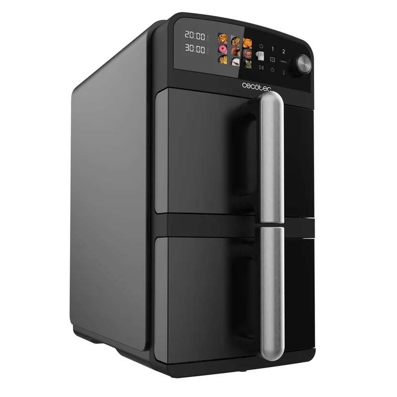 Cecotec Heissluftfritteuse Cecofry DuoLevel 10000, 2400 W, 10L | Heissluftfritteuse 2 Kammern mit 2x