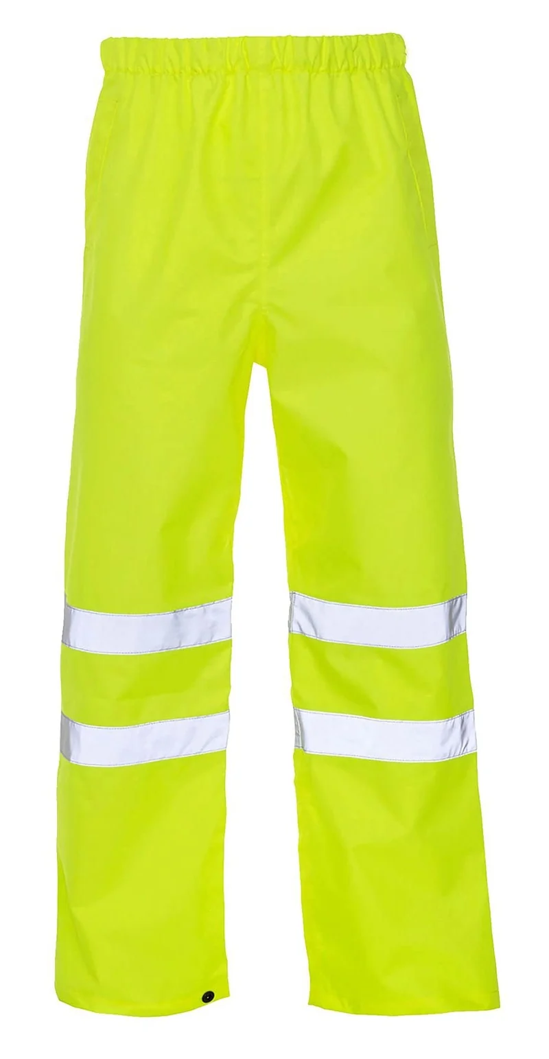 FAIRY TRENDZ LTD Herren-Regenhose, hohe Sichtbarkeit, wasserdicht, reflektierend, für die Arbeit, Si