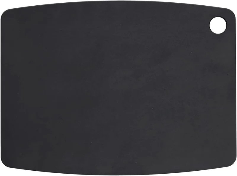 Zeller 26053 Schneidebrett Eco, Holzfaserlaminat, schwarz, ca. 37 x 27,5 x 0,6 cm 37L x 27.5B cm Sch
