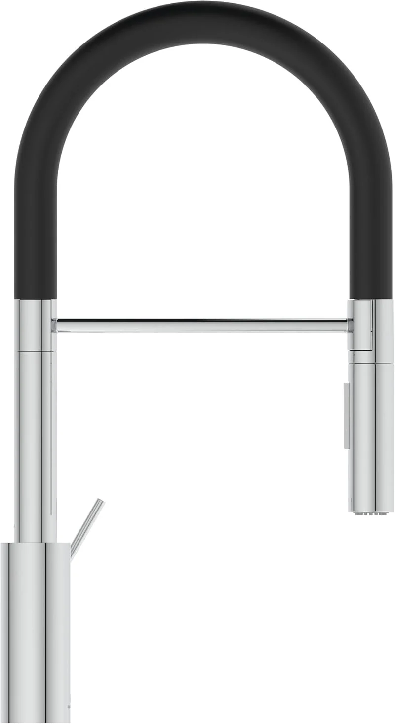 Ideal Standard – Gusto Küchenarmatur, Semi-Professional, mit 2-Funktionshandbrause an Silikonschlauc