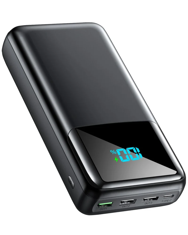 50000mAh Tragbare Powerbank, USB-C PD 30W Schnellladefunktion | 5-Port Externer Akkupack für Outdoor