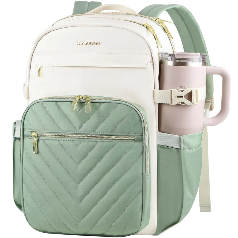 VANKEAN Laptop-Rucksack für Damen und Herren,15,6 Zoll, Arbeitstasche für Damen, Herren, modisch, wa