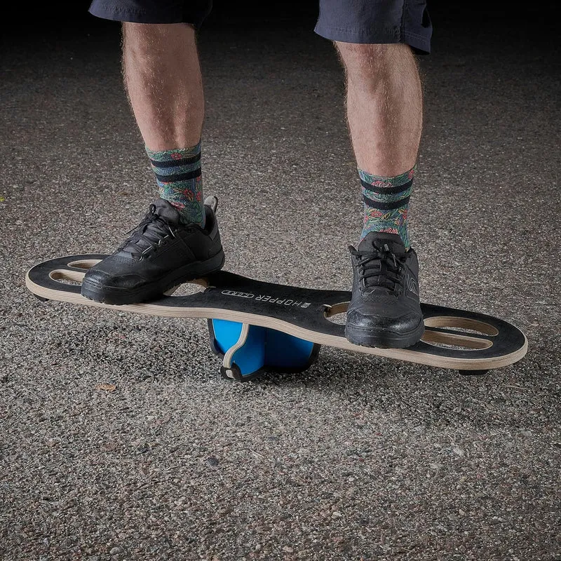 MTB Hopper CORE Balance Board aus Holz für Liegestütz und Oberkörpertraining – Balance Trainer mit G