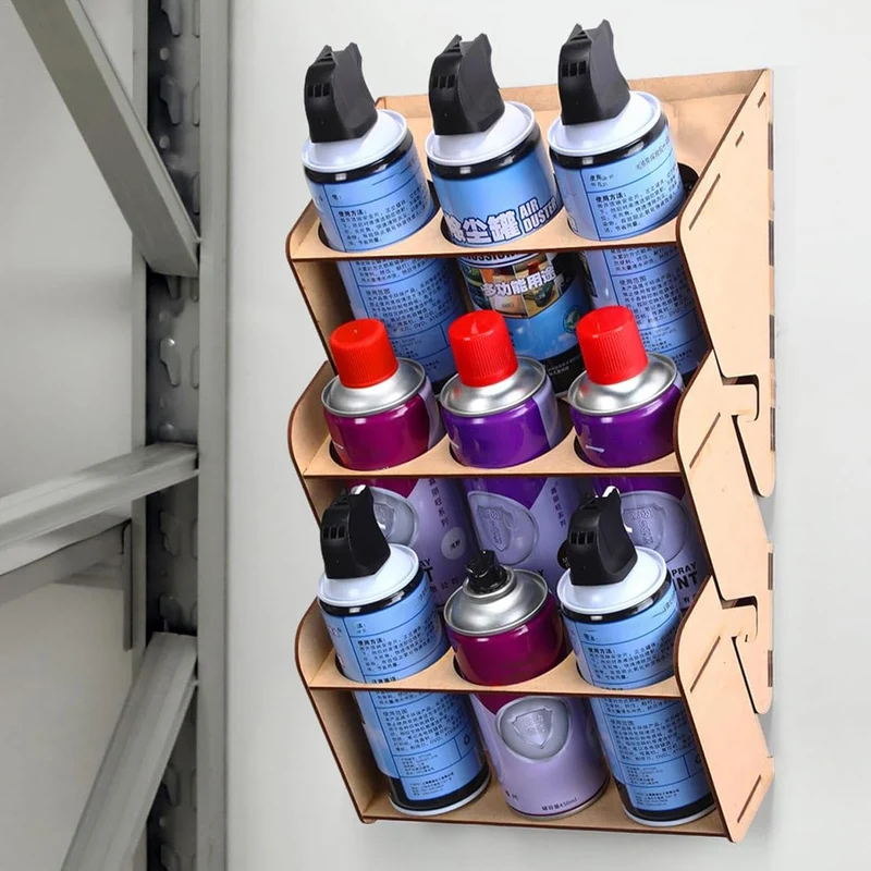 Generisch Spraydosenhalter, Spraydosen-Organizer - Sprühfarben-Aufbewahrungsregal mit grosser Kapazi