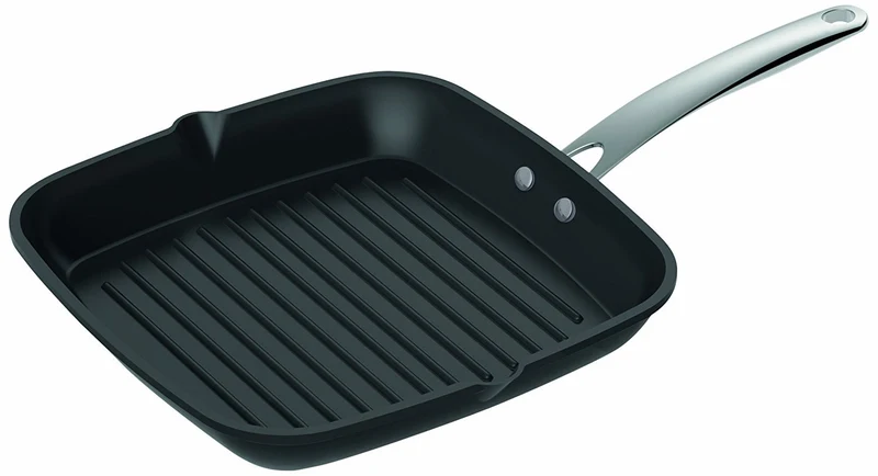Original Brabantia Profi Grill-Pfanne 28 x 26 cm Stiel Induktion antihaft Gastro Grillpfanne 28 cm,