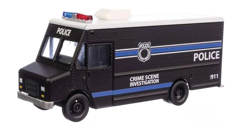 Spur H0 - Morgan Olson Route Star Van Police - Crime Scene Investigation