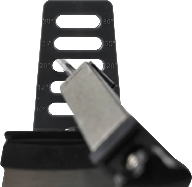 EDGE proSHARP 10-30° Profi Diamant-Messerschärfer - Einstellbare Schärfwinkel, Robuste Saugbasis, Pe