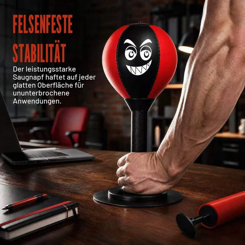 Punchingball Tisch, Freistehender Desktop-Boxsack Mit Saugnapf, Rage Bag Desktop Punching Bag Mini B