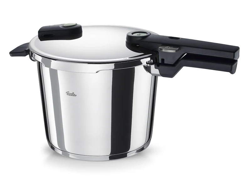 Fissler Vitaquick® Elemental Schnellkochtopf 6,0 L (Ø 22 cm) salbeigrün – Made in Germany, bis zu 70