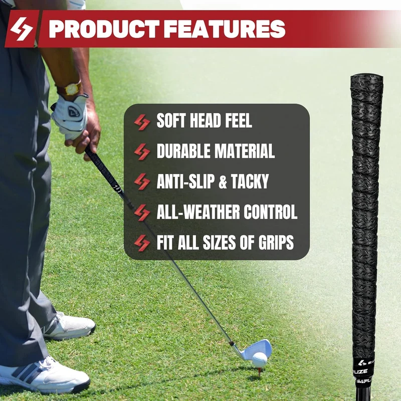 SAPLIZE Golf-Griffbänder, 3 oder 15 Stück, klebrige PU-Overgrip-Klebebänder, neue Regrip-Lösung für