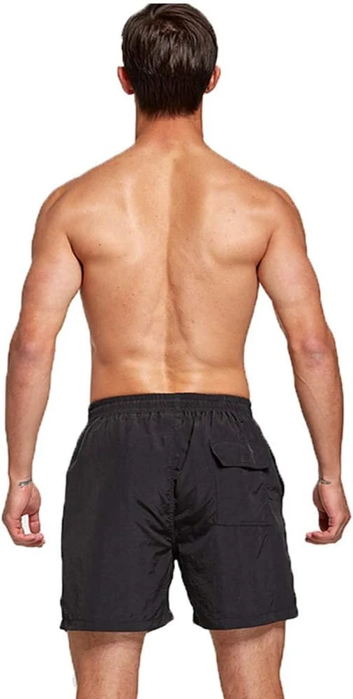 JustSun Badehose Herren Schnelltrocknend Boardshorts mit Mesh-Futter und Verstellbarem Tunnelzug XXL