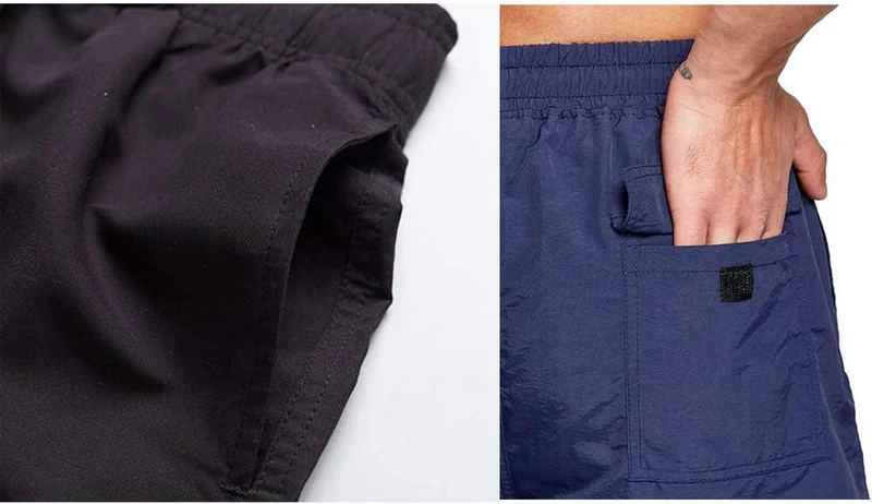 JustSun Badehose Herren Schnelltrocknend Boardshorts mit Mesh-Futter und Verstellbarem Tunnelzug XXL
