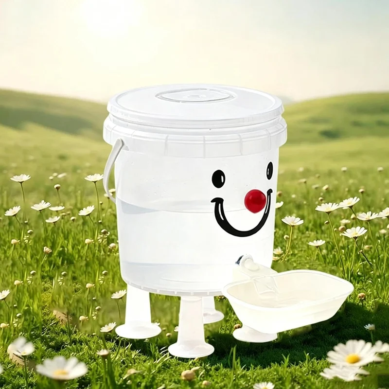PP Pet Water Dispenser - Automatischer g-ravity auslaufsicherer Napf S/L Grössen | für Hunde Katzen