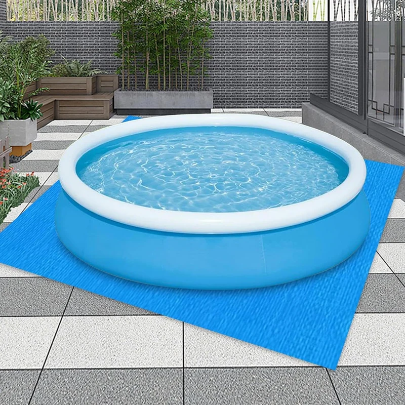 Pad für Unterpool – quadratische Bodenpolsterung, dickere, robuste Pool-Auskleidung – für Terrassend