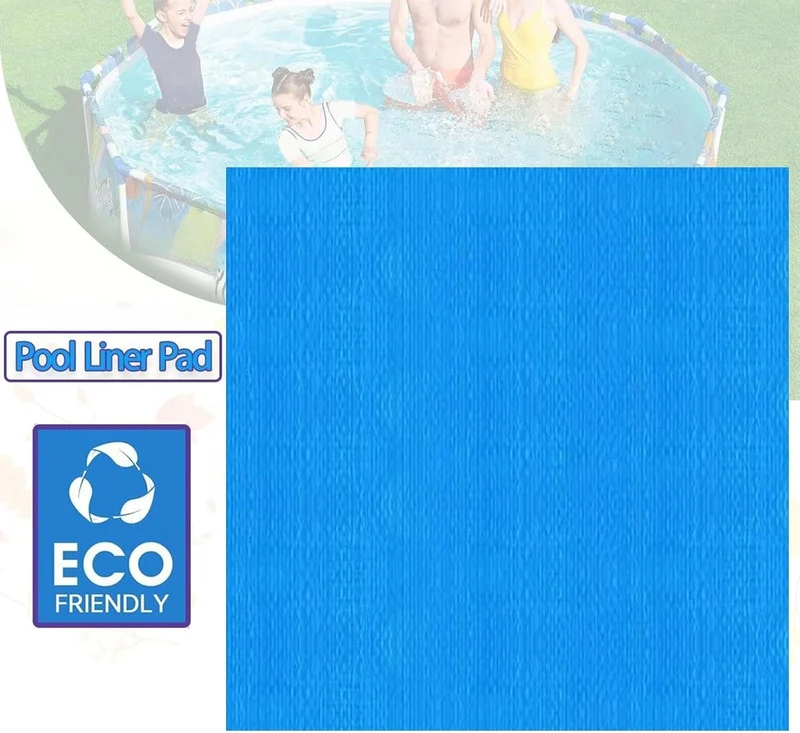 Pad für Unterpool – quadratische Bodenpolsterung, dickere, robuste Pool-Auskleidung – für Terrassend