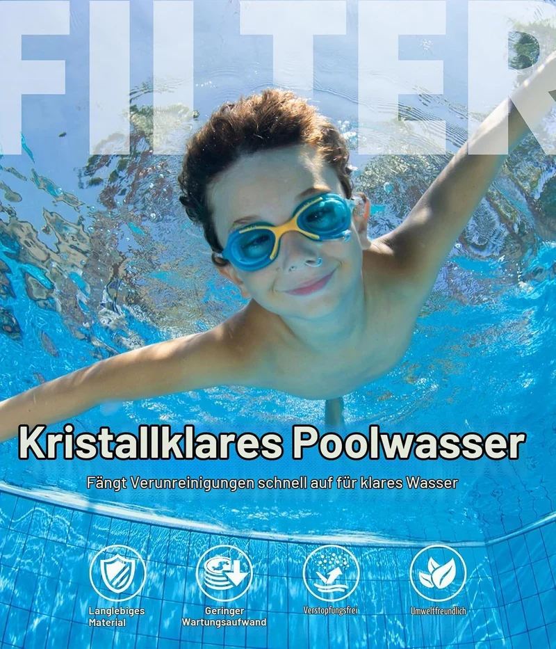 Filter Typ II für 58094, Filter grösse 2 geeignet für Steel pro Frame Pool, Familien-Pool,aufblasbar
