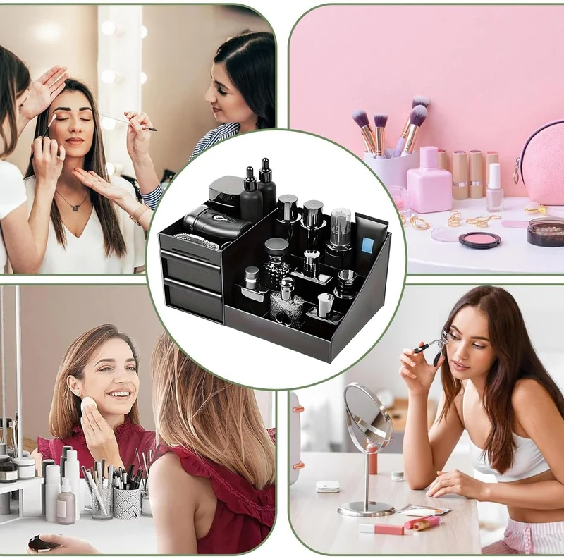 Kosmetikorganizer Für Die Frisiertoilette - Schmuck Kosmetik Aufbewahrung - Aufbewahrungsboxen Für M