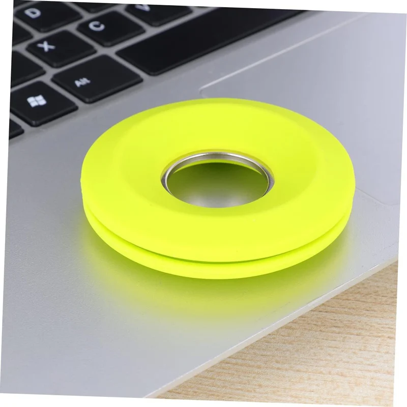 Homoyoyo Kopfhörerbehälter aus Silikon in Donut Form Leichter Kabelaufwickler zur Organisation von H