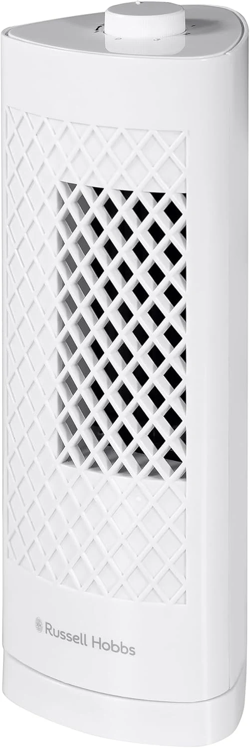 Russell Hobbs RHTF1321 Mini-Turmventilator, leicht, 33 cm, tragbar, 3 Geschwindigkeiten, 75° Schwenk