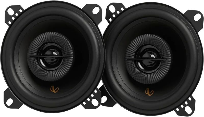 Infinity Alpha 403F Koaxial Lautsprecher Auto 10cm, 4 Zoll, von Harman Kardon Car HiFi mit 40W RMS u