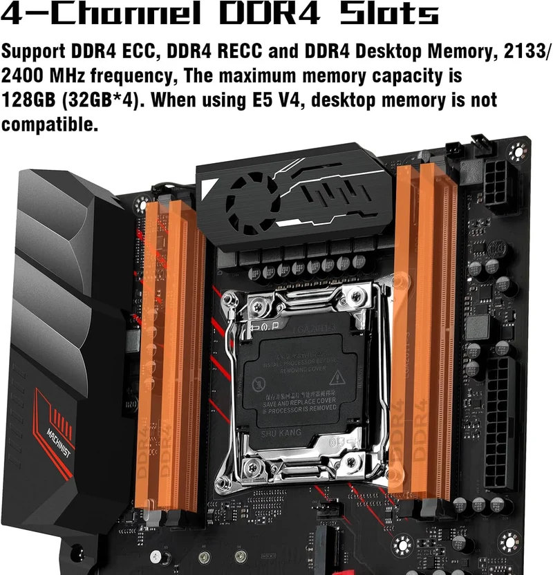 MACHINIST X99 Computer-Motherboards, LGA 2011-V3 (Intel Core i7 5./6. Generation) ATX Server Motherb