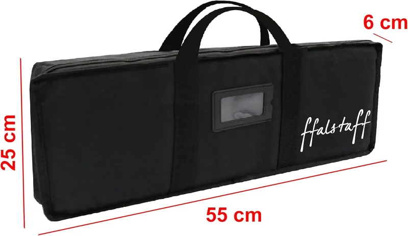 ffalstaff ® Keyboardtasche 55 x 25 x 06 cm mit 5 mm Polsterung für Tastatur - Mini Synth - Controlle
