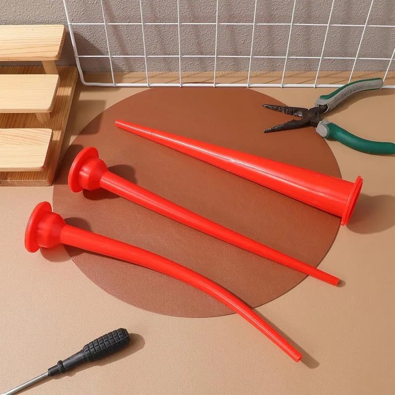 Kartuschenspitzen Extra Lang 3 Stück aus Weichem Gummi mit Präziser Steuerung und Tragbarem Design f