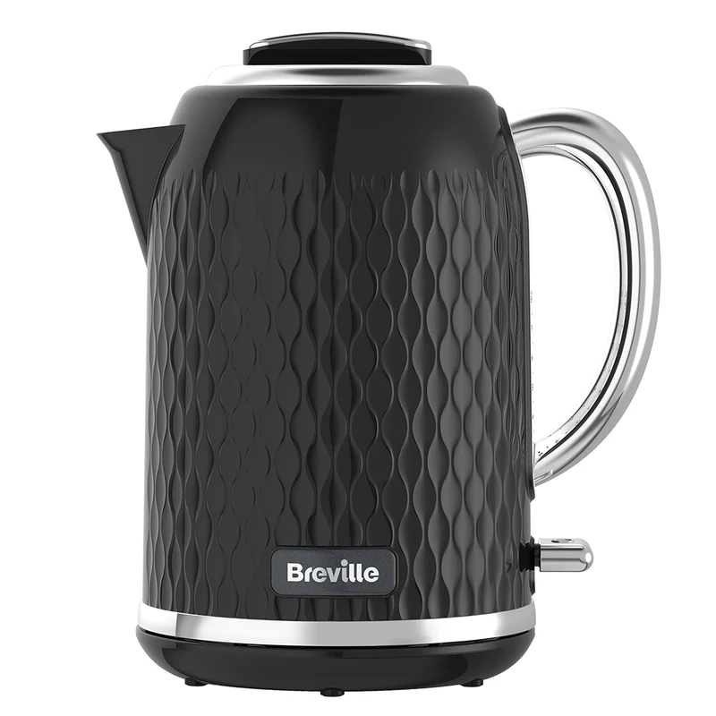 Breville VKT017 Curve Wasserkocher, 3000 W, 1,7 Liter (schwarz) 1.7 Liter Schwarz, 1.7 Liter Schwarz