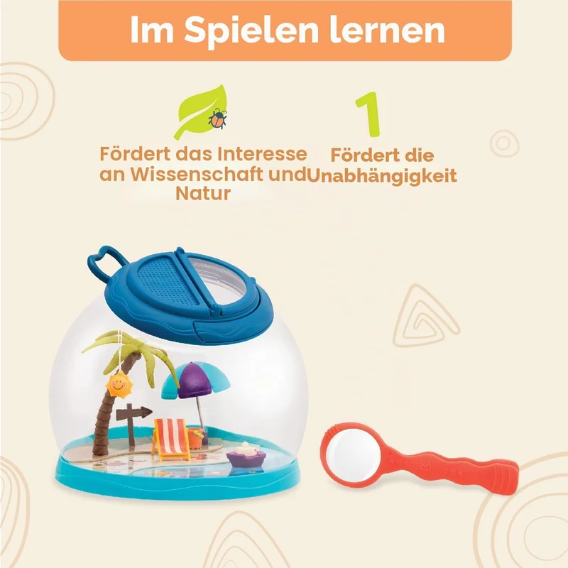 B. toys - Tiki Retreat - Insektenfängerset - Insektenhaus - Sommerspielzeug für draussen - Bildung &