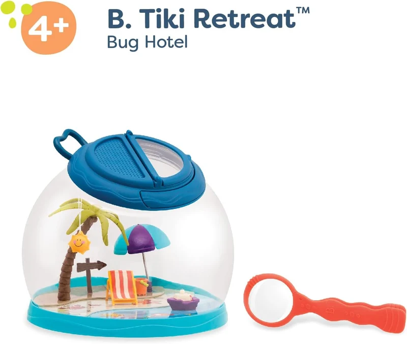 B. toys - Tiki Retreat - Insektenfängerset - Insektenhaus - Sommerspielzeug für draussen - Bildung &