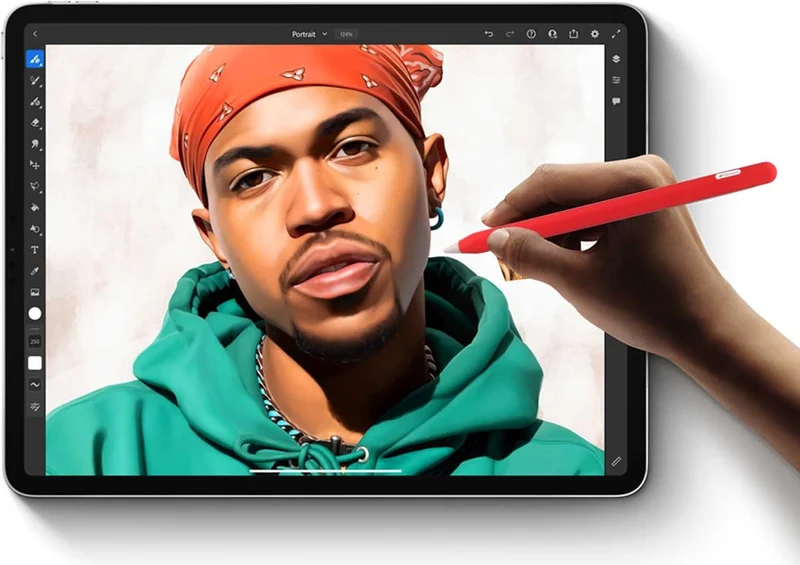 Ultra Thin Silicone Skin Cover Compatible with Apple Pencil 2nd Gen, Protective Silicone Case for iP