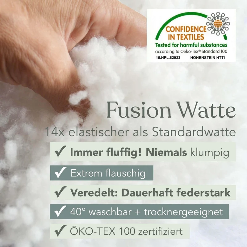 Traumreiter Seitenschläferkissen Visco XXL langes & hohes Hybrid Wendekissen mit Memory Foam [orthop