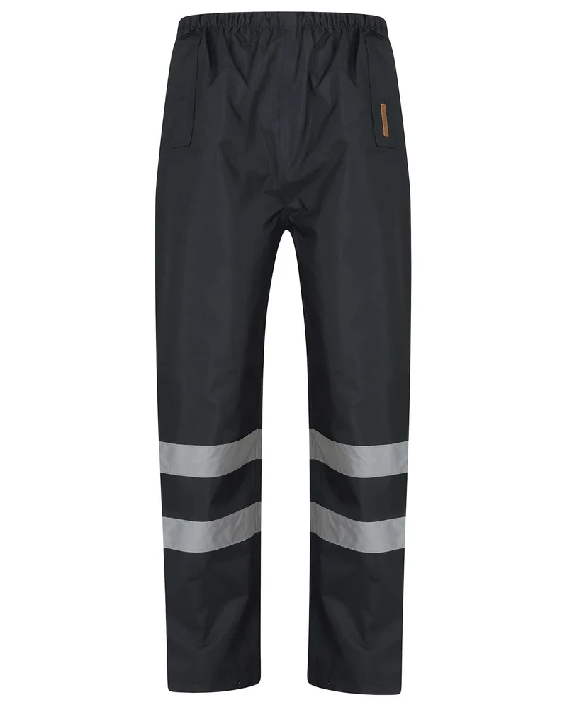 FAIRY TRENDZ LTD Herren-Regenhose, hohe Sichtbarkeit, wasserdicht, reflektierend, für die Arbeit, Si