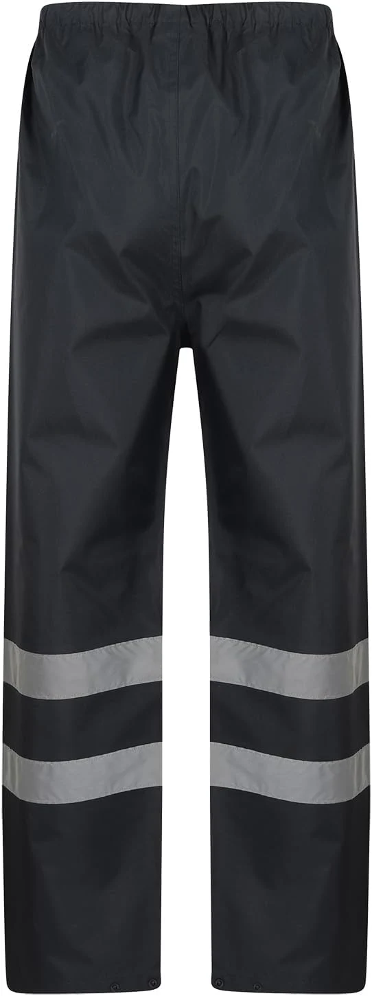 FAIRY TRENDZ LTD Herren-Regenhose, hohe Sichtbarkeit, wasserdicht, reflektierend, für die Arbeit, Si