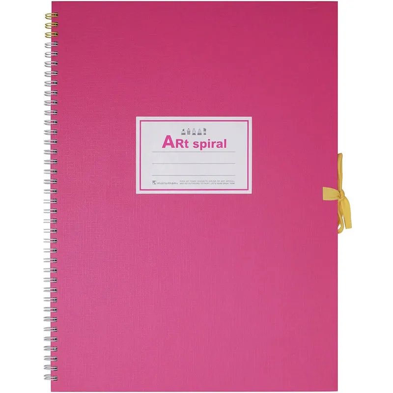 Art Spirale F4, Einband pink rose, rose