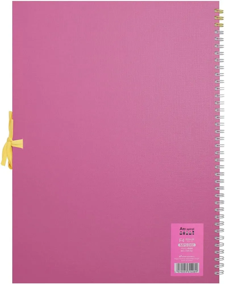 Art Spirale F4, Einband pink rose, rose