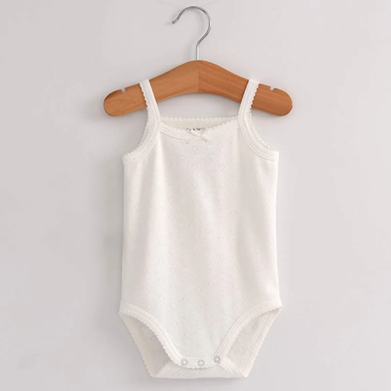 ärmelloses Tanktop, Body, für Babys, Mädchen, aus Baumwolle, 3er-Pack Strampler 6-9 Monate 4er-Pack