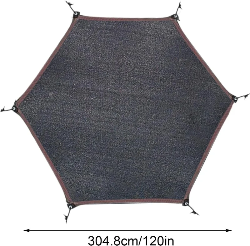 Trampolin Sonnenschutz Abdeckung - Ø 143 243 305 366 427 cm Trampolin Sonnenschutznetz, UV-Resistent