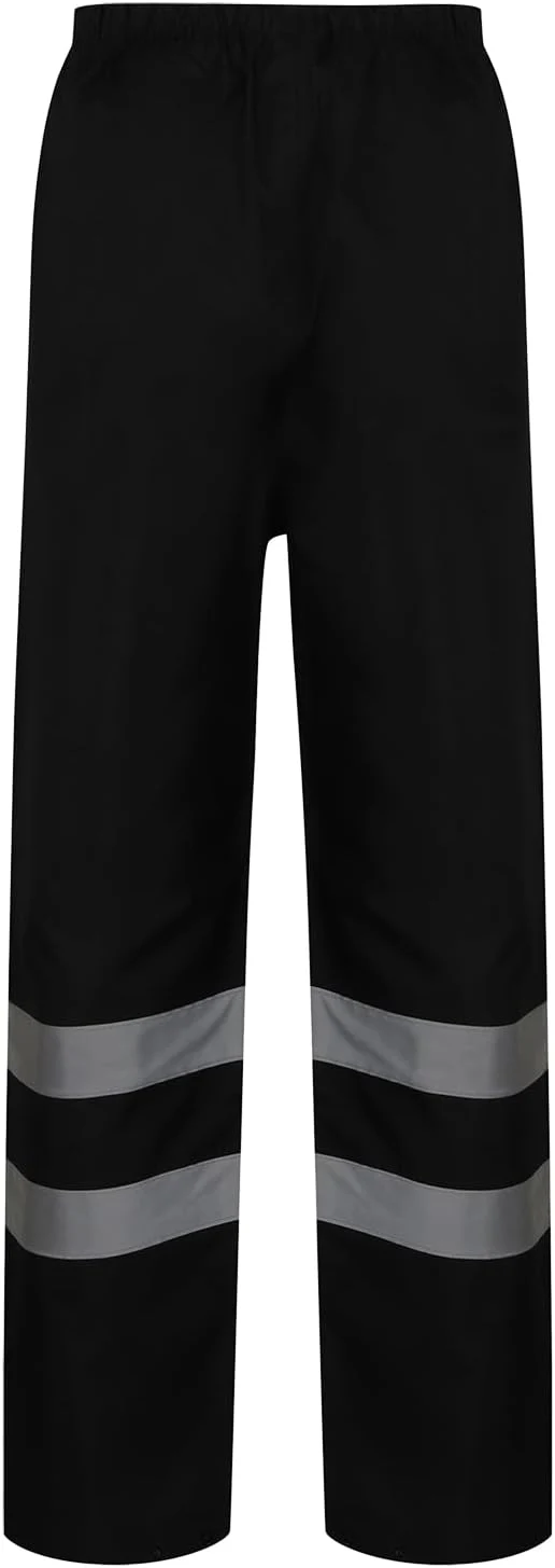 FAIRY TRENDZ LTD Herren-Regenhose, hohe Sichtbarkeit, wasserdicht, reflektierend, für die Arbeit, Si