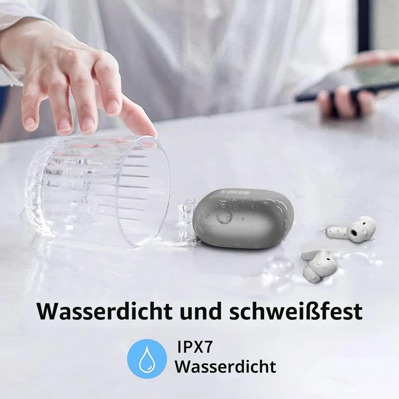 Bluetooth Kopfhörer, 2026 Kopfhörer Kabellos Bluetooth 5.4 mit 4 ENC Noise Cancelling Mics, Tiefer B